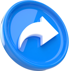 Share icon 3d element